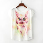 KaiTingu Summer Novelty Women T Shirt Harajuku Kawaii Cute Style Nice Cat Print T-shirt New Short Sleeve Tops Size M L XL