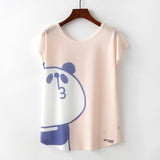 KaiTingu Summer Novelty Women T Shirt Harajuku Kawaii Cute Style Nice Cat Print T-shirt New Short Sleeve Tops Size M L XL