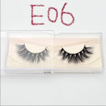 Visofree Eyelashes 3D Mink Lashes natural handmade  volume soft lashes long eyelash  extension real mink eyelash for makeup E01