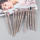 Anmor Pro Makeup Brushes Set 12 pcs/lot Eye Shadow Blending Eyeliner Eyelash Eyebrow Brushes For Makeup