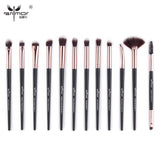 Anmor Pro Makeup Brushes Set 12 pcs/lot Eye Shadow Blending Eyeliner Eyelash Eyebrow Brushes For Makeup