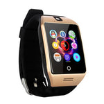 Bluetooth Smart Watch men Q18 With Camera Facebook Whatsapp Twitter Sync SMS Smartwatch Support SIM TF Card For IOS Android