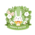 Wall Stickers Decor Happy Easter Wall Sticker Removable Art Home DIY Decals