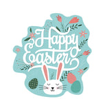 Wall Stickers Decor Happy Easter Wall Sticker Removable Art Home DIY Decals