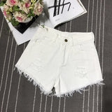 New Hot Sexy High Waist Bodycon Denim Ripped Hole Short Jeans Mini Club DJ Dance Shorts Plus Size S M L XL XXL 3XL 4XL 5XL 6XL