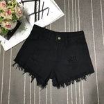 New Hot Sexy High Waist Bodycon Denim Ripped Hole Short Jeans Mini Club DJ Dance Shorts Plus Size S M L XL XXL 3XL 4XL 5XL 6XL