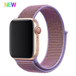 Sport loop Strap For Apple Watch band 42mm 38mm apple watch 4 3 band iwatch band 44mm 40mm correa pulseira 42 44 nylon watchband