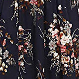 Hot Selling New 2019  Women Plus Size Summer V Neck Floral Print Boho Sleeveless Party Dress L-5XL