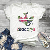 Dracarys GAME OF THRONE Female T Shirt Women Summer 2019 Dragon Print Tshirt White Casual Plus Size Streetwear Fashion T-shirts