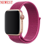 Sport loop Strap For Apple Watch band 42mm 38mm apple watch 4 3 band iwatch band 44mm 40mm correa pulseira 42 44 nylon watchband