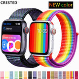 Sport loop Strap For Apple Watch band 42mm 38mm apple watch 4 3 band iwatch band 44mm 40mm correa pulseira 42 44 nylon watchband